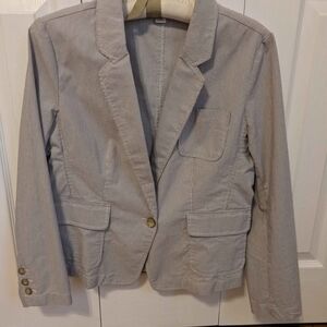 LOFT Light Gray Blazer Jacket